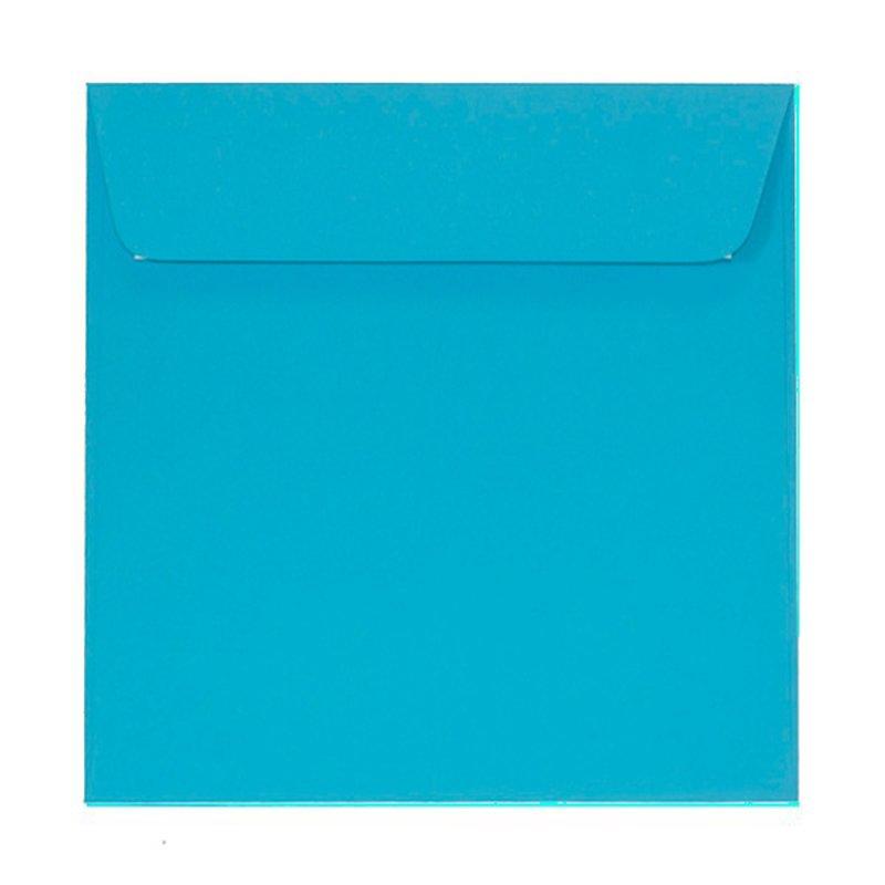 Briefumschläge Quadratisch - Blau - Individuelle Einladung
